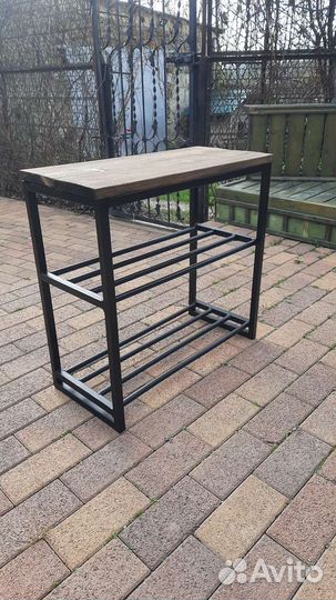 Обувница в стиле лофт