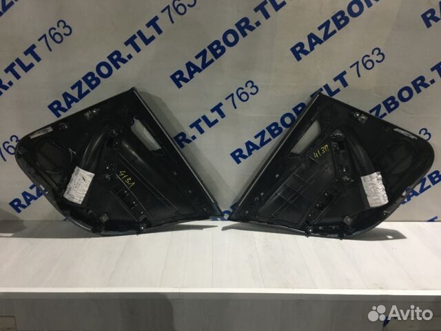 Обивка задней двери audi A4 b8