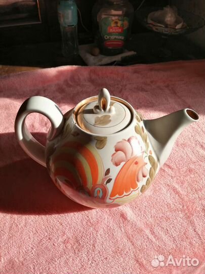 Чайник заварочный фарфоровый СССР большой