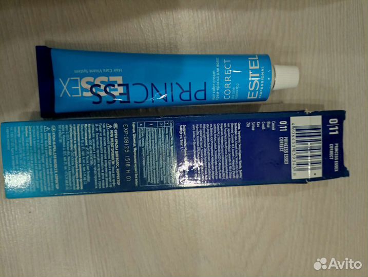 Краска для волос estel, тон синий