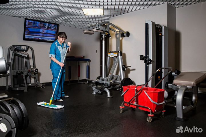 Уборщица фитнес зала/Вахта/Московская обл
