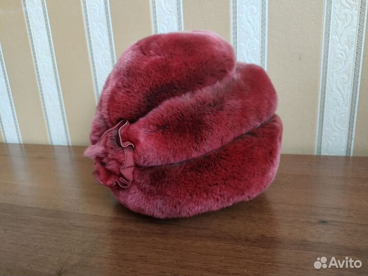 Шапка зимняя натуральный мех кролик