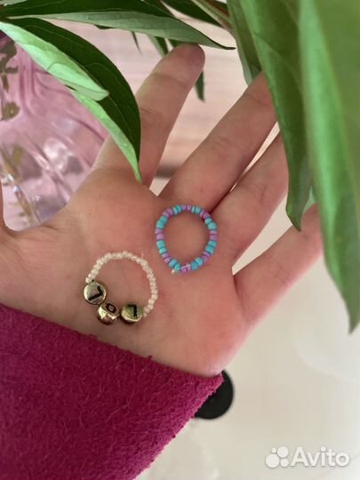 Кольца из бисера