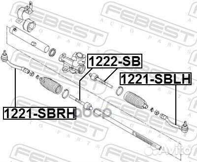 1222SB тяга рулевая правая Hyundai Solaris 1.4