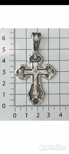 Крест из Серебра 925 проба с биркой