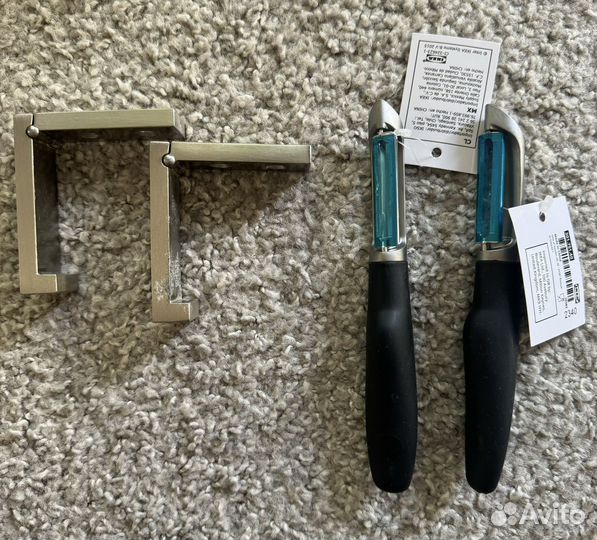 Крючок настенный IKEA б/у Овощечистка IKEA новая