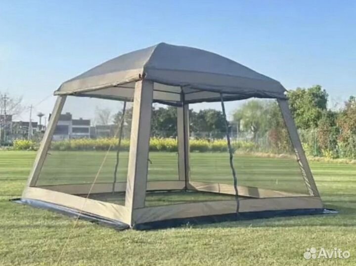 Тент-шатер для дачи с маскитной сеткой