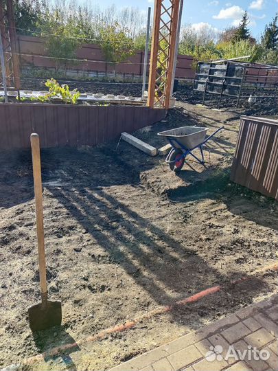 Уборка участка от снега,ручная копка,копка траншей