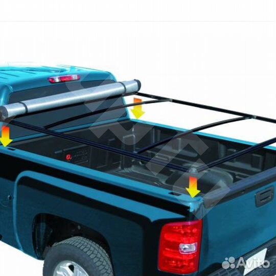 Тент с креплениями на кузов пикапа любой модели