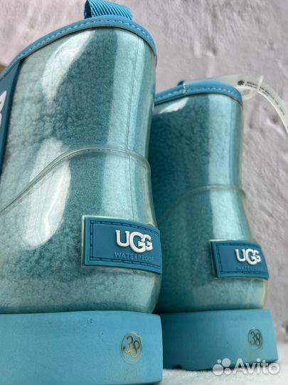 Сапоги резиновые ugg сlassic сlear 40