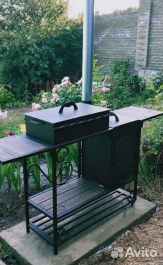 Печь под казан и мангал