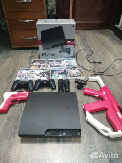 Игровая приставка ps3 с играми