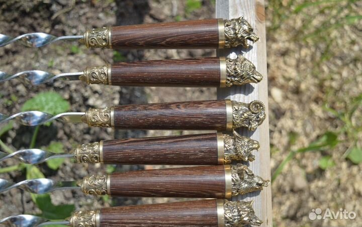 Шампура подарочные. Набор шампуров. Шампура