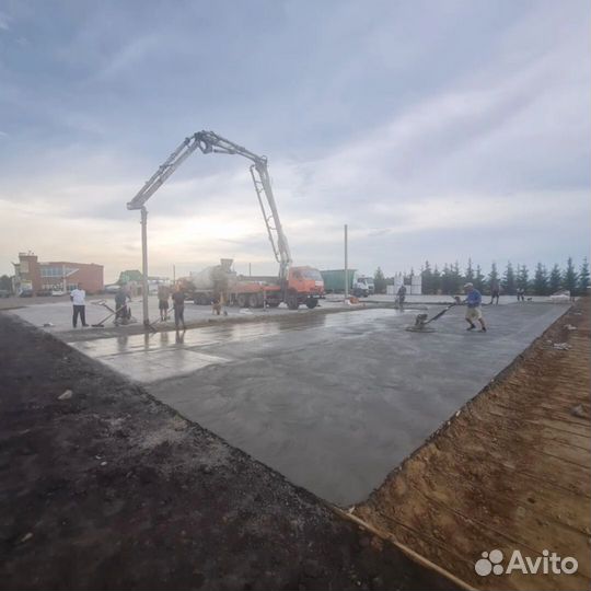 Бетон с доставкой в миксерах