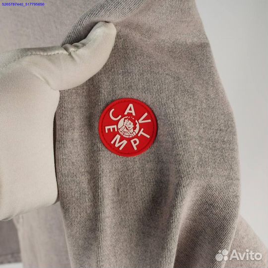 Худи Cav Empt оверсайз с велюром (Арт.72001)