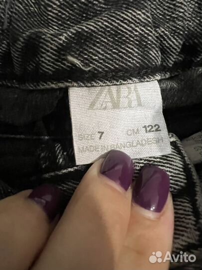 Джинсовые шорты на мальчика zara 122