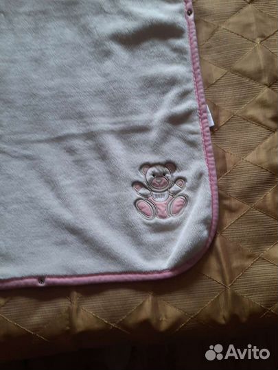 Плед детский плюшевый