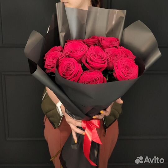 Розы 11 штук 70 см