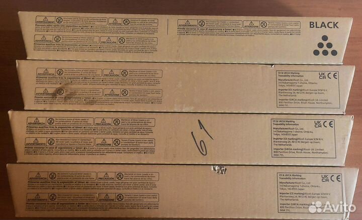 Новые оригинальные картриджи Ricoh MP C2503h