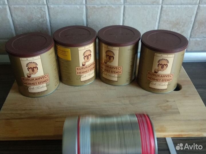 Жестяные банки коробки от кофе печенья чая