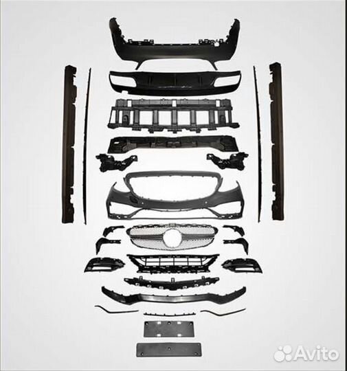 Бампера AMG 63 на цэшку С-klass (W 205) Ц класс C