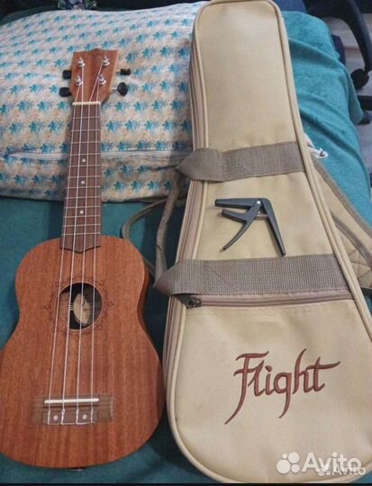 Укулеле flight nus 310,чехол+каподастр В подарок