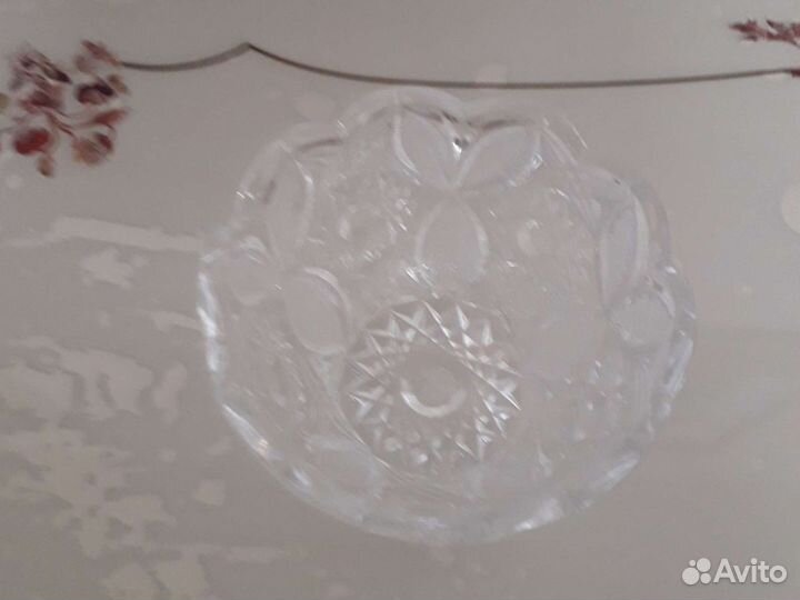 Хрустальная ваза новая