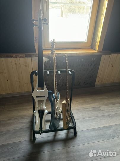 Стойка для гитар напольная