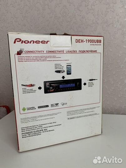 Магнитола Pioneer DEH-1900UBB