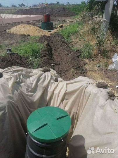 Установка канализации септик под ключ