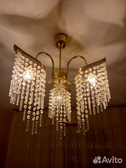 Люстра хрустальная