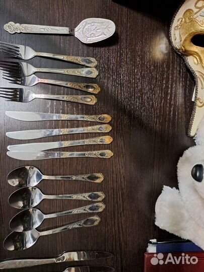 Набор столовый ложки вилки ножи