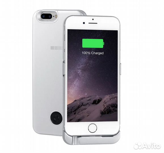 Чехол-аккумулятор Interstep iPhone 6/7/8 Plus (сер