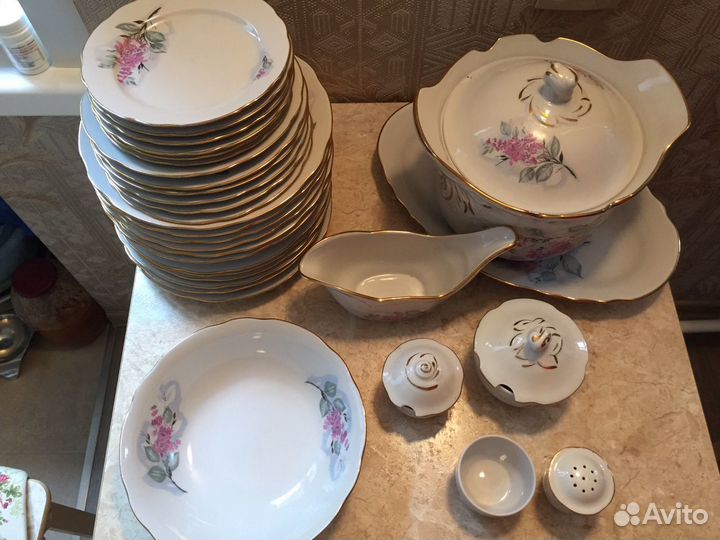 Сервиз столовый. Дулево. 99г