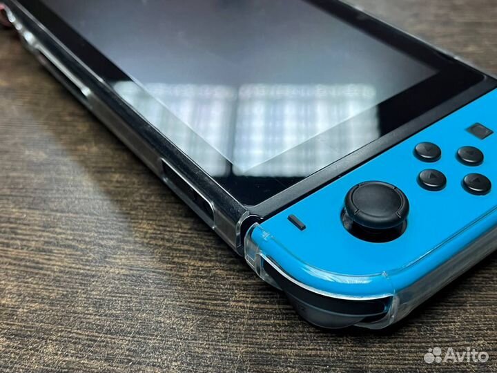 Бампер чехол прозрачный для Nintendo Switch