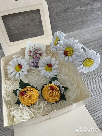 Резинки заколки ручной работы