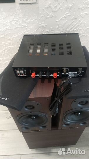 Центр с блютуз и акустика wharfedale кевлар