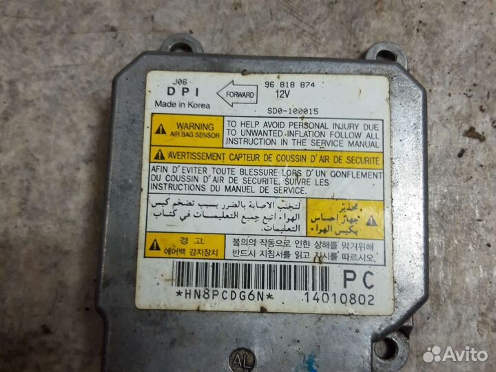 Блок Airbag Шевроле Лачетти