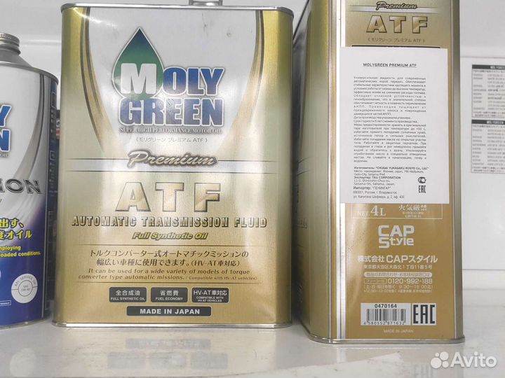 Масло трансмиссионное Moly Green ATF Premium