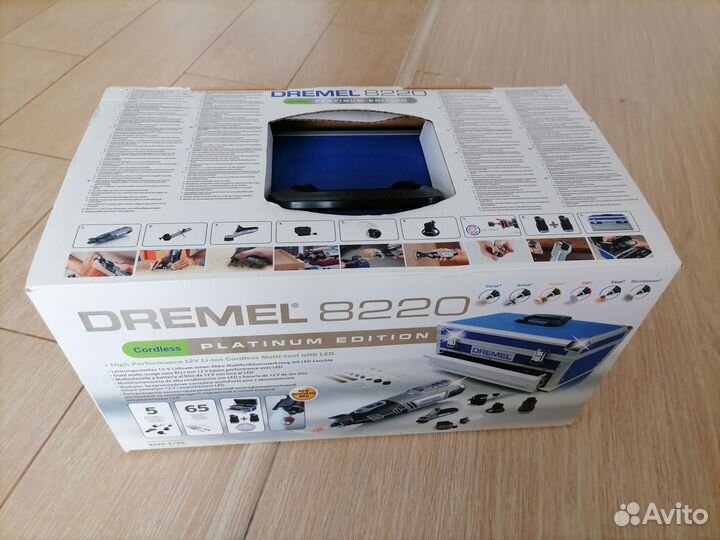 Dremel 8220 топовый кейс + расходники