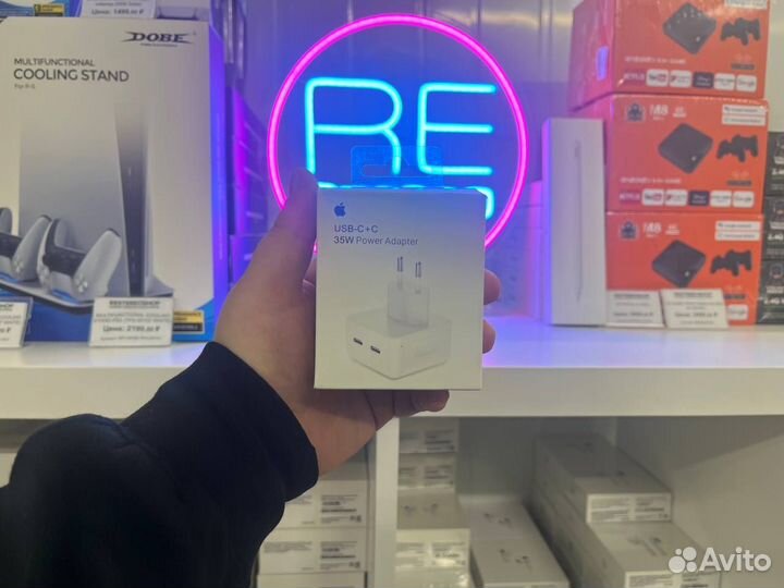 Адаптер Питания Apple Type-C (2 выхода) 35W