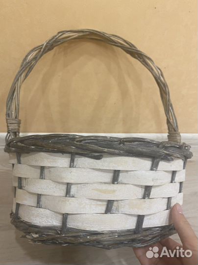 Корзина плетеная упаковка подарка