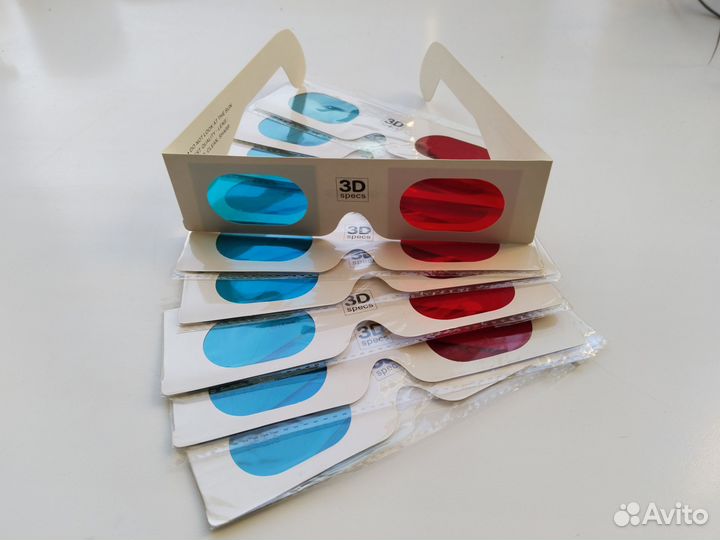 3D очки анаглифные новые 3д