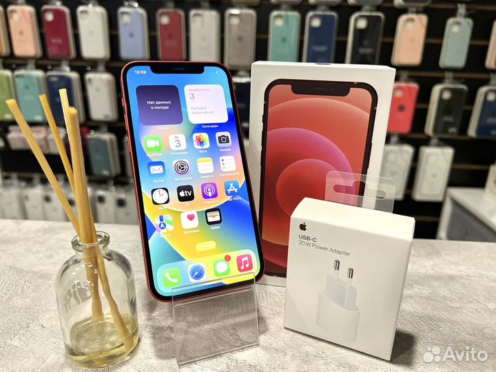 iPhone 12 Red 64gb Отличный