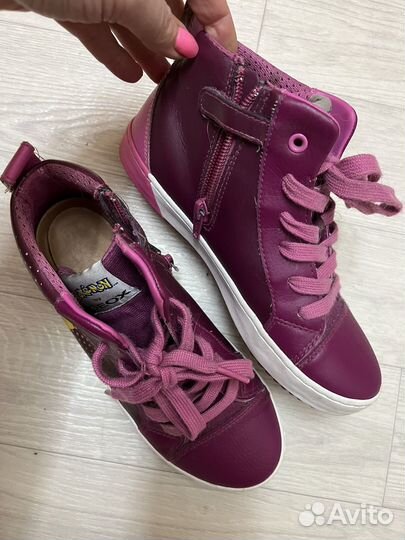 Ботинки-кеды для девочки Geox Pokemon