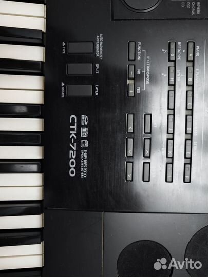 Синтезатор casio CTK-7200