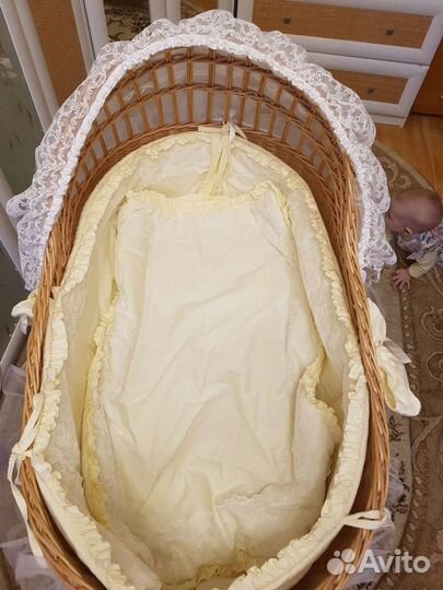 Люлька колыбель плетеная