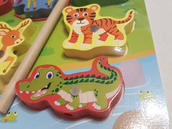 Магнитная рыбалка и шнуровка, вкладыши