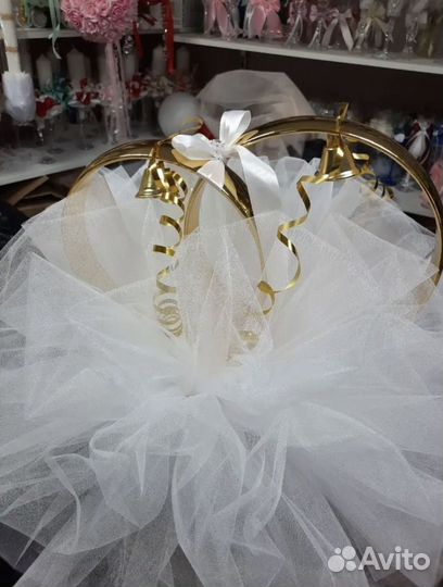 Свадебные украшения на машину