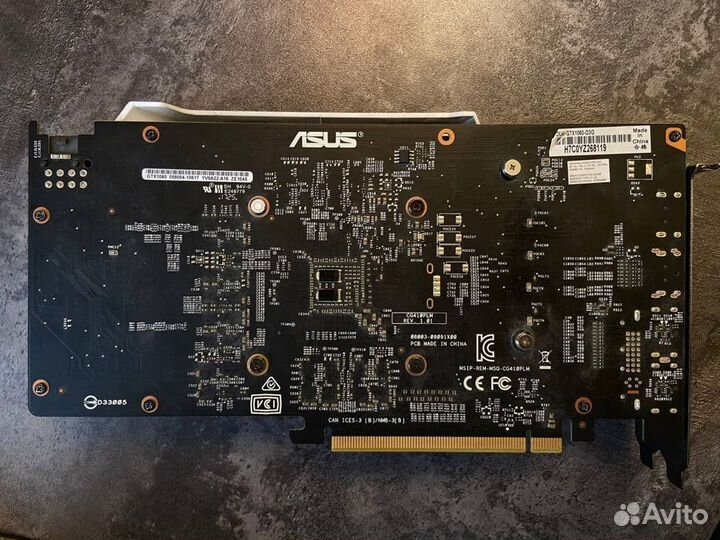 Видеокарта asus GTX 1060 dual OC 3gb